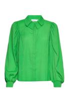 Bugsykb Shirt Tops Blouses Long-sleeved Green Karen By Simonsen
