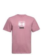 Ua Boxed Heavyweight Ss Sport T-shirts Short-sleeved Pink Under Armour