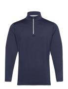 Youv 1/4 Zip Sport Sweat-shirts & Hoodies Fleeces & Midlayers Navy PUM...
