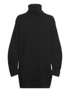 Pullover - Long Sleeve Tops Knitwear Turtleneck Black Ilse Jacobsen