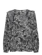 Damaraiw Blouse Tops Blouses Long-sleeved Black InWear