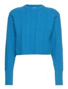 Lexigz Pullover Tops Knitwear Jumpers Blue Gestuz