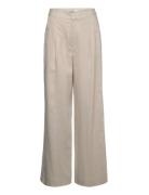 Gestuz Paulagz Linen Mw Wide Pants Noos Beige