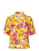 Yasfinna Ss Shirt S. Tops Shirts Short-sleeved Multi/patterned YAS