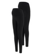 Mamalicious Mlemma Long Legging 2-P A. E. Noos Svart