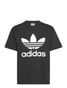 Trefoil Tee Sport T-shirts & Tops Short-sleeved Black Adidas Originals