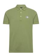 Replay Polo Regular Khaki Green