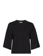 Kaleviiw Top Tops T-shirts & Tops Short-sleeved Black InWear
