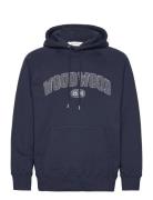 Fred Ivy Hoodie Designers Sweat-shirts & Hoodies Hoodies Navy Wood Woo...