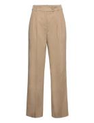 Hw Relaxed Chinos Bottoms Trousers Straight Leg Beige GANT