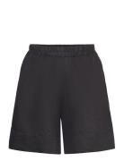 Linen Pull On Shorts Bottoms Shorts Casual Shorts Black GANT