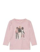 Nmfjetana Barbie Ls Top Box Sky Tops T-shirts Long-sleeved T-shirts Pi...