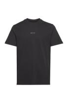 Selected Homme Slhaspen Print Ss O-Neck Tee Noos Svart