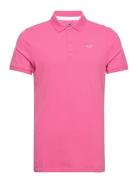 Hco. Guys Knits Tops Polos Short-sleeved Pink Hollister