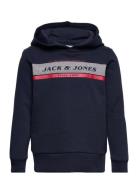 Jjalex Sweat Hood Jnr Tops Sweat-shirts & Hoodies Hoodies Navy Jack & ...