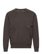 Race Bonded Sweater Sport Sweat-shirts & Hoodies Sweat-shirts Grey Sai...