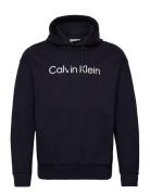 Calvin Klein Hero Logo Comfort Hoodie Marinblå