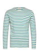 Striped Breton Shirt Héritage Tops T-shirts Long-sleeved Green Armor L...
