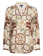 D1. American Luxe Blouse Tops Shirts Long-sleeved Multi/patterned GANT
