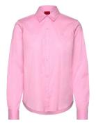 The Essential Shirt Tops Shirts Long-sleeved Pink HUGO