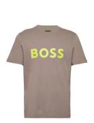 Tee 1 Sport T-shirts Short-sleeved Brown BOSS