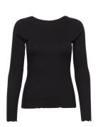 A-View Florine L/S Top Svart