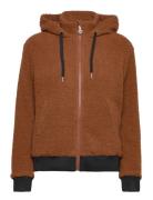 Lecce Jacket Sport Sweat-shirts & Hoodies Hoodies Brown Daily Sports