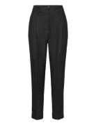 Ivy-Ada Classic Pleat Pant Bottoms Trousers Suitpants Black IVY Copenh...