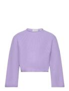 Basic Sweater Tops Knitwear Pullovers Purple Tom Tailor