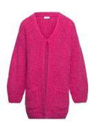 Nkfominke Ls Long Knit Card Tops Knitwear Cardigans Pink Name It