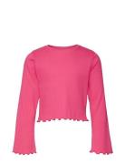 Vero Moda Girl Vmlavender Ls Cropped Top Jrs Girl Rosa