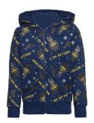 Full Zip Hoodie Tops Sweat-shirts & Hoodies Hoodies Navy LEGO Kidswear