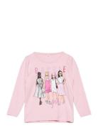 Name It Nmfalina Barbie Ls Top Box Sky Rosa