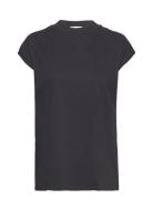 Maggie T-Shirt Tops T-shirts & Tops Short-sleeved Black House Of Dagma...