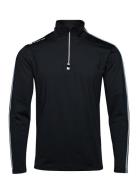 Mens Sporty Baselayer Sport T-shirts Long-sleeved Black BACKTEE