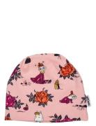 Roses Beanie Accessories Headwear Hats Beanie Pink Martinex