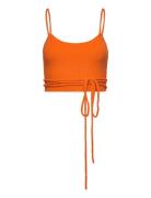 Fama Knit Top Tops Crop Tops Sleeveless Crop Tops Orange HOLZWEILER