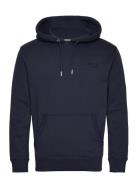 Superdry Essential Logo Hoodie Marinblå