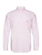 Reg Poplin Shirt Tops Shirts Casual Pink GANT
