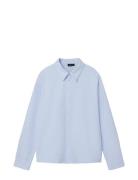 Nlmnozan Ls Shirt Tops Shirts Long-sleeved Shirts Blue LMTD