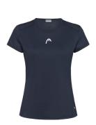 Tie-Break T-Shirt Women Sport T-shirts & Tops Short-sleeved Navy Head