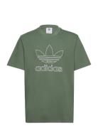 Outl Tref Tee Sport T-shirts Short-sleeved Khaki Green Adidas Original...