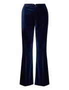 Mmrhys Vez Pant Bottoms Trousers Flared Blue MOS MOSH