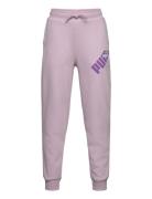 Puma Power Colorblock High Waist Pants Tr G Sport Sweatpants Pink PUMA
