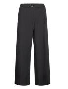 Arete - Papery Wide Pant Bottoms Trousers Wide Leg Black Rabens Sal R