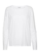 T-Shirts Long Sleeve Tops T-shirts & Tops Long-sleeved White Marc O'Po...