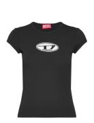 T-Angie T-Shirt Tops T-shirts & Tops Short-sleeved Black Diesel
