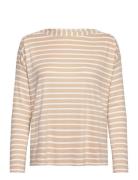 Tom Tailor T-Shirt Stripe Beige