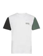 Colorblock Varsity Ss Tee Sport T-shirts Short-sleeved White VANS