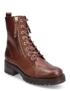 Laced Ankle Boot Shoes Boots Ankle Boots Laced Boots Brown Gabor